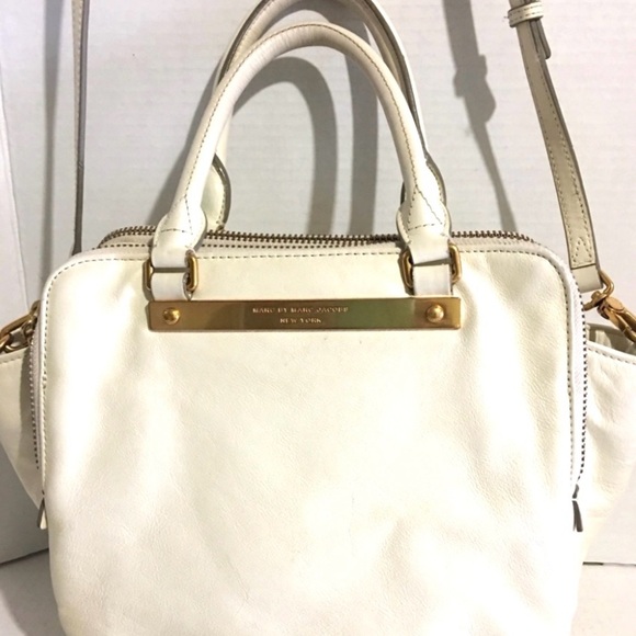 Marc by Marc Jacobs White Leather crossbody handbag - Picture 3 of 13